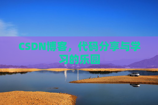 CSDN博客，代码分享与学习的乐园